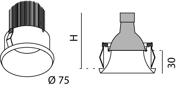 Lucifero's Встраиваемый точечный светильник Nyx sun-id-1490017 - Вид №4