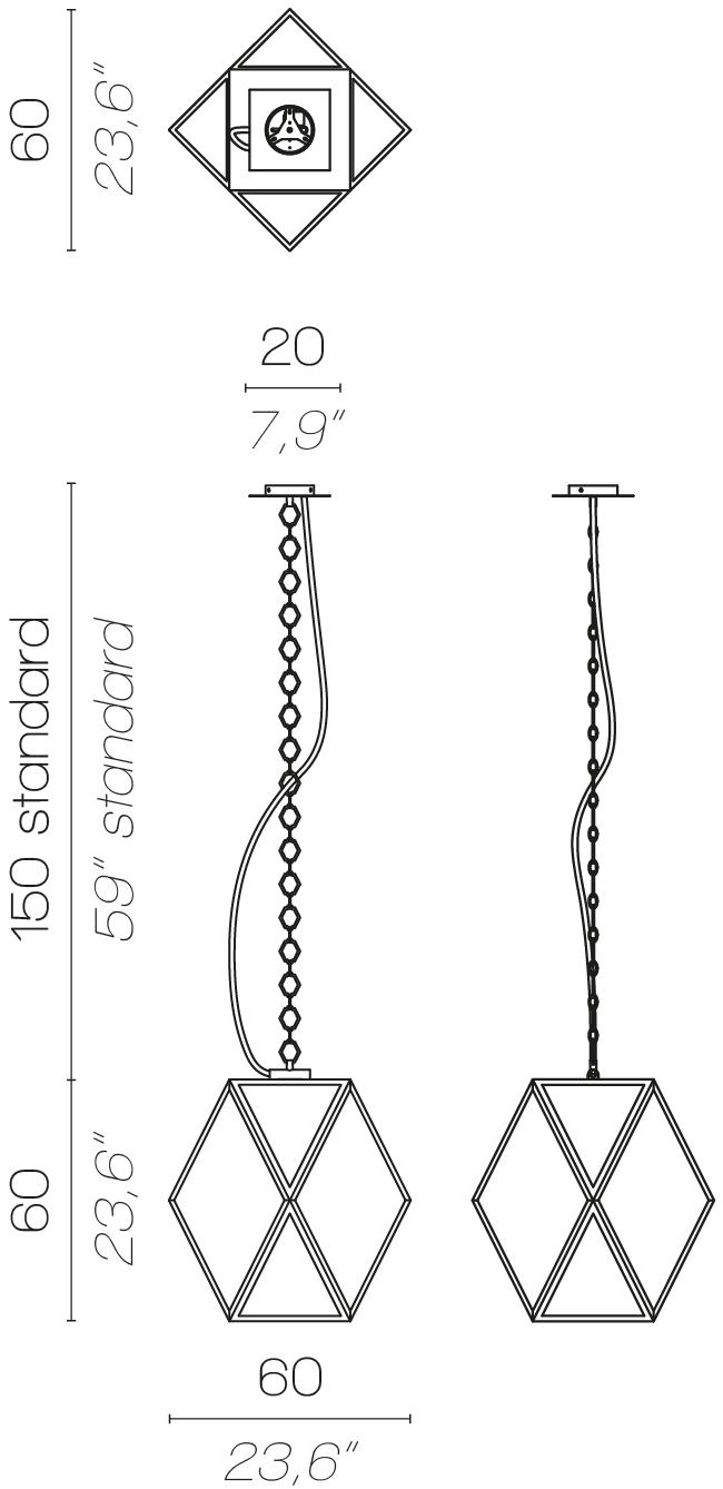 Contardi Подвесной светильник уличный со светодиодом Muse lantern sun-id-1444967 - Вид №3