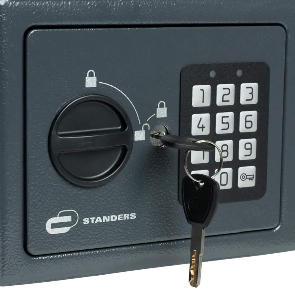 Сейф встраиваемый малый Standers электронный замок 4 л STLM-2055900 - Вид №3