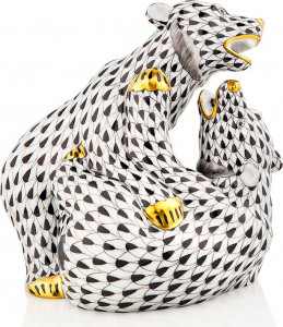 10623465 Herend Фигурка 11см "Медвежата" Фарфор