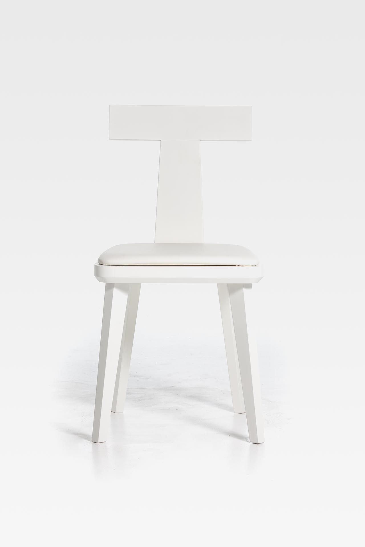 Деревянный стул с мягким сиденьем SIPA T Coffee ARCH-00042585 - Вид №14