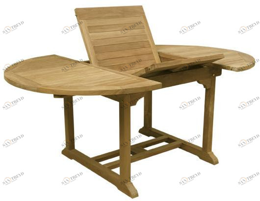 Il Giardino di Legno Садовый стол из дерева овальной формы раздвижной  424 