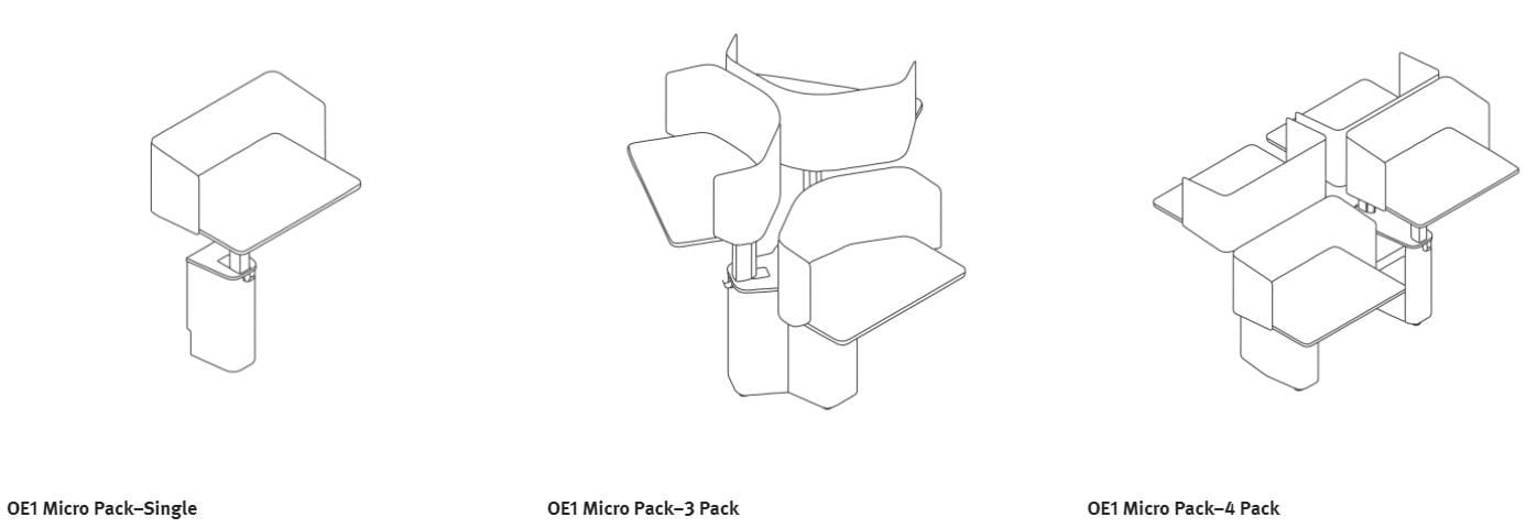 Стол с регулируемой высотой Herman Miller OE1 ARCH-00146153 - Вид №13