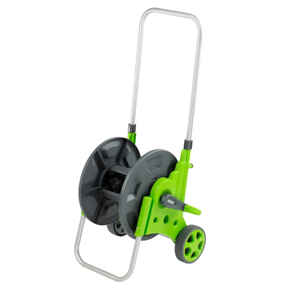 Тележка для шланга Amigo с автоматической намоткой на 50 метров 89347125 STLM-0954813