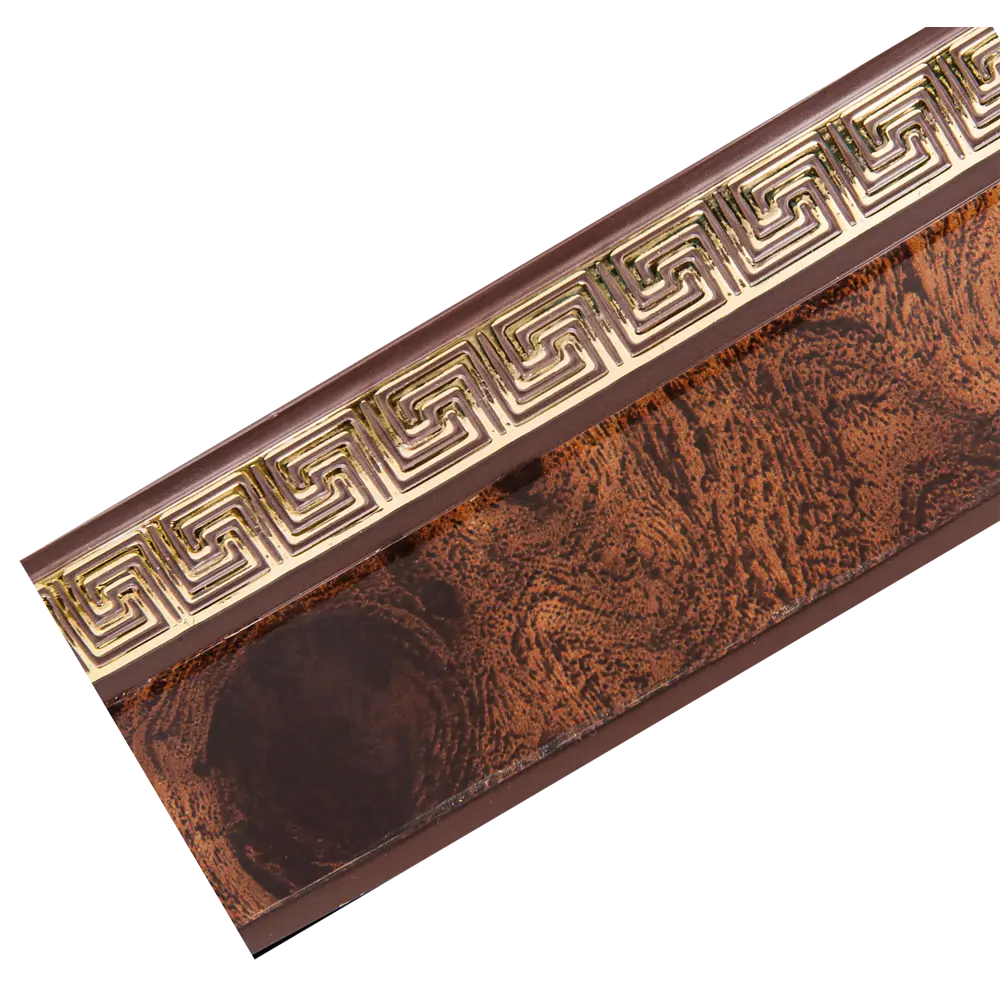 Бленда 1 м/п Греция 5 см, пластик, цвет корень ореха DOMLEGRAND STLM-2108674