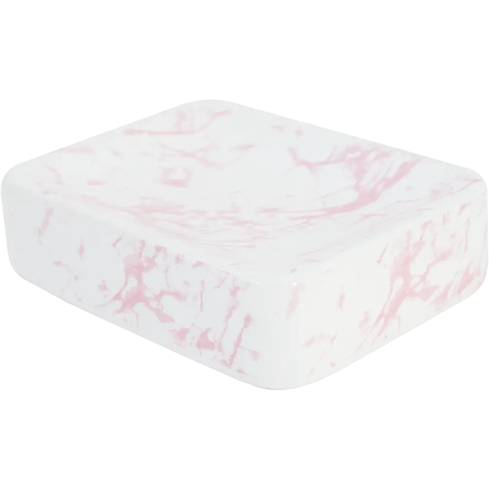 Мыльница Vidage Marmo Rosa керамика цвет белый 89719965 STLM-2202530