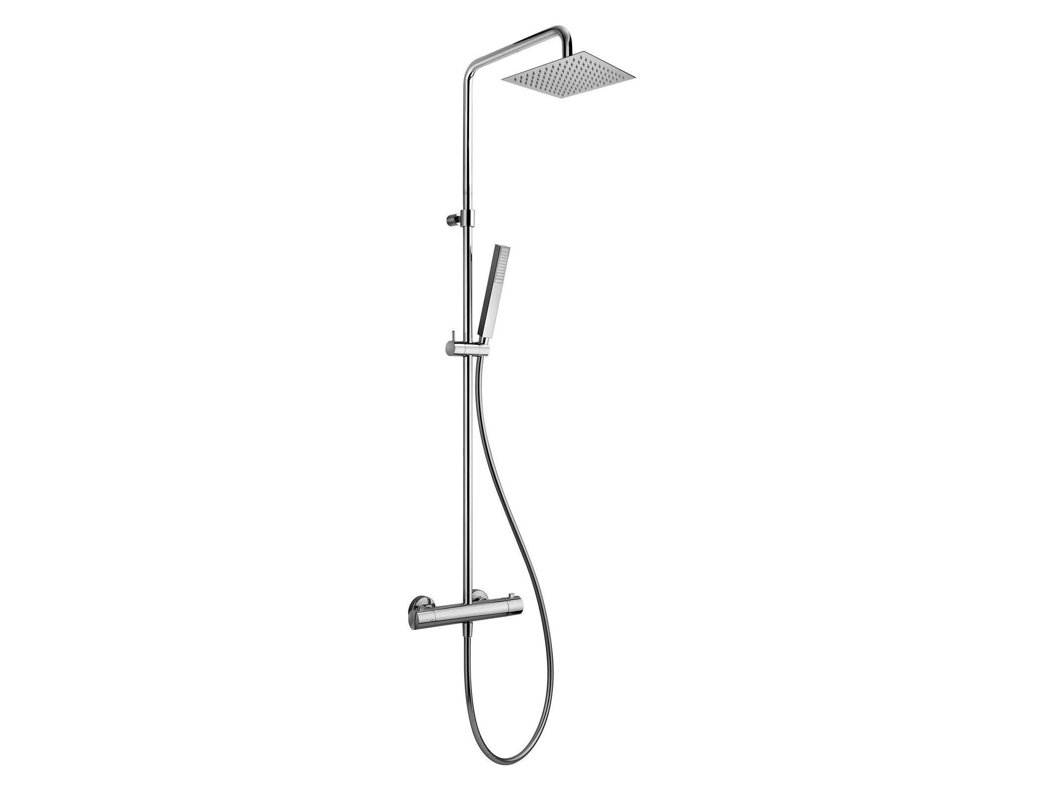 Термостатическая настенная душевая колонна с ручным душем Rubinetterie Frattini душевые колонны ARCH-00070961