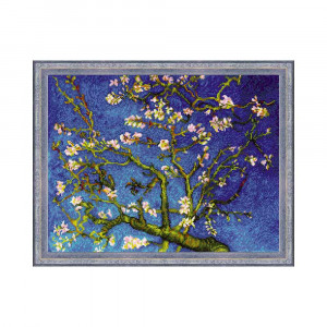 1698 Набор для вышивания Цветущий миндаль по мотивам картины В. Ван Гога 30 х 40 см RIOLIS Сотвори Сама