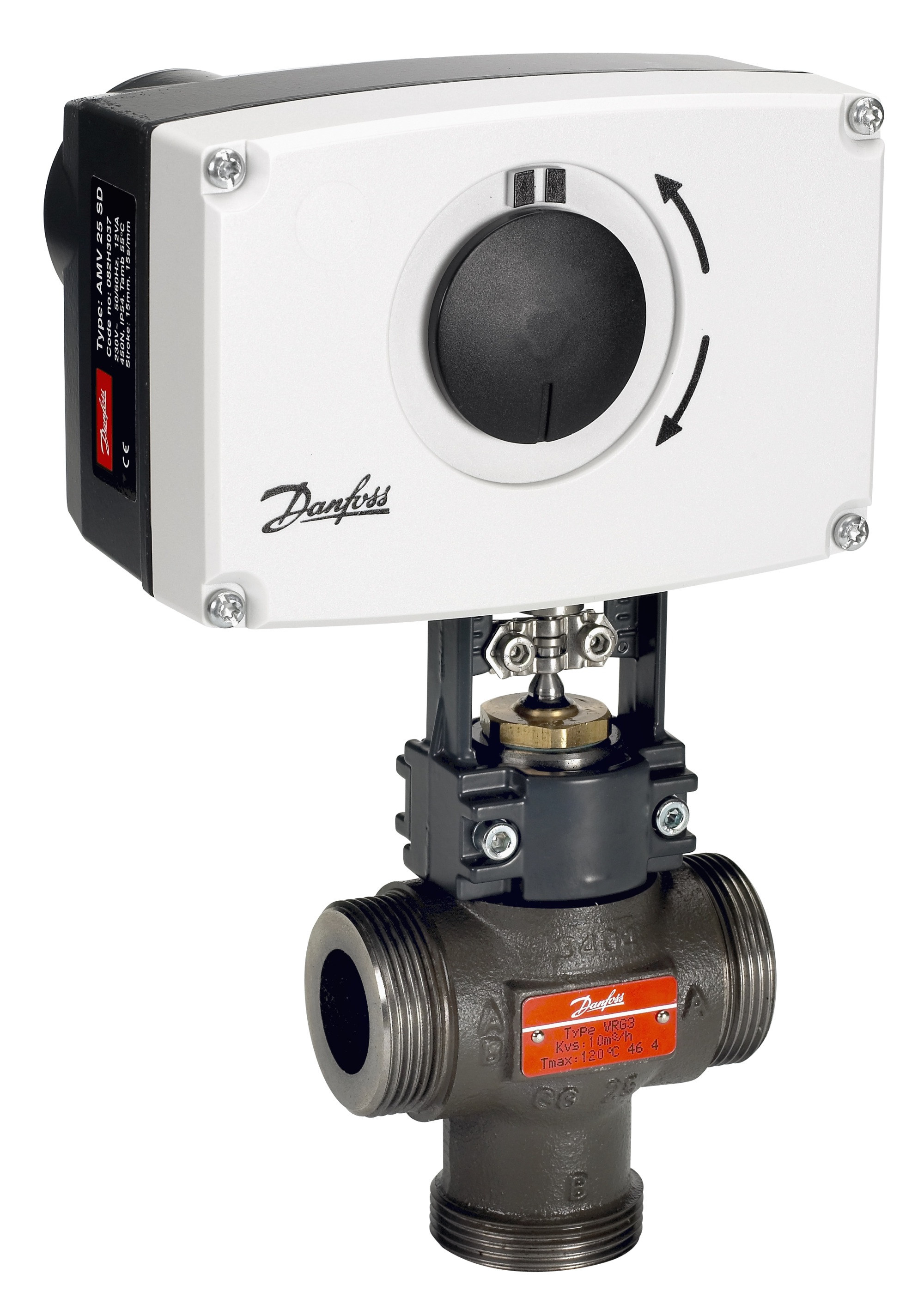 Danfoss Редукторные электроприводы с трехпозиционным управлением Электропривод импульсный AMV10 230B 082G3001  - Вид №57