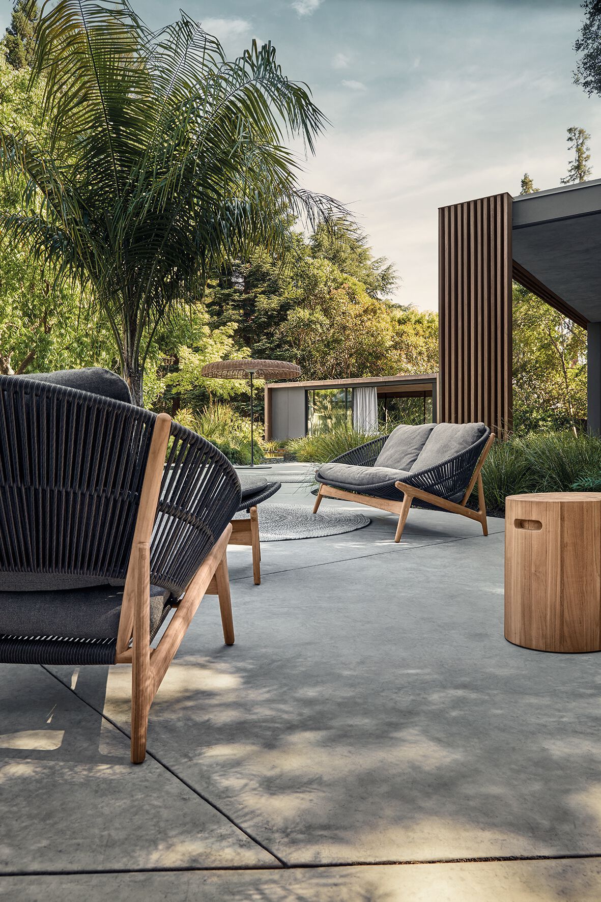 2-местный тканевый садовый диван Gloster ARCH-00081275 - Вид №6