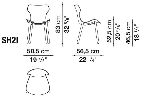 B&B Italia Штабелируемый стул из полипропилена Papilio shell sun-id-1479154 - Вид №8