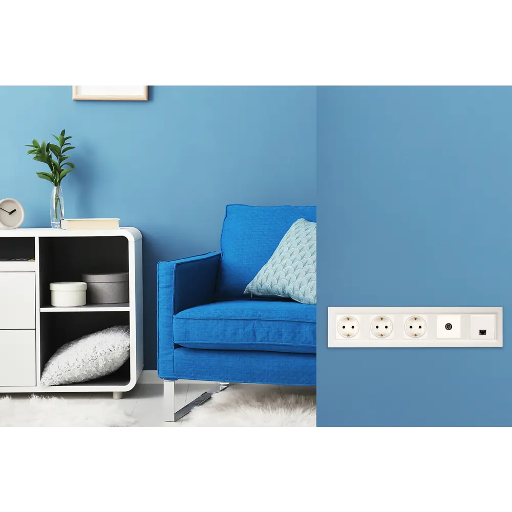 Розетка с заземлением Legrand Structura со шторками 16А 250В винтовые зажимы цвет белый 82064666 STLM-2002105 - Вид №5