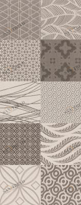 ORIS 30х75 GREY-WHITE Decor Rektifiye Kutahya 991