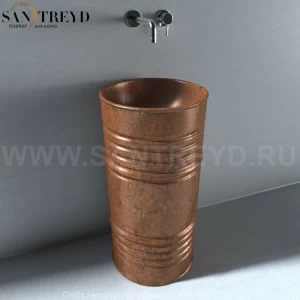 474383 Напольная раковина стоящая круглая Kerasan Artwork