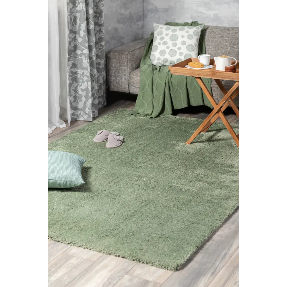 Ковер полиэстер Ribera 80x150 см цвет темно-зеленый 82388104 STLM-2153700 Santreyd  - Вид №6