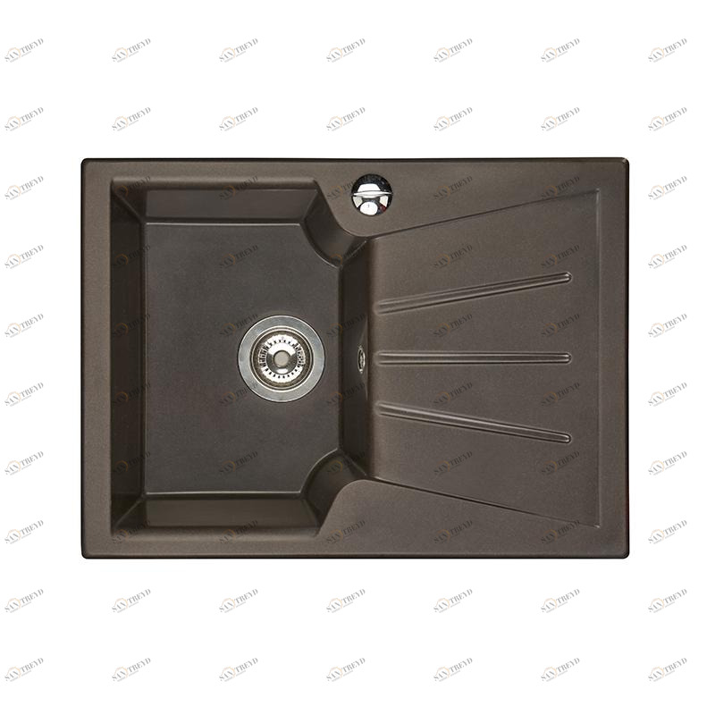 1A716032MC280 Мойка кухонная прямоугольная AQUATON МОНЦА