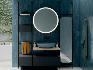 Умывальник с зеркалом