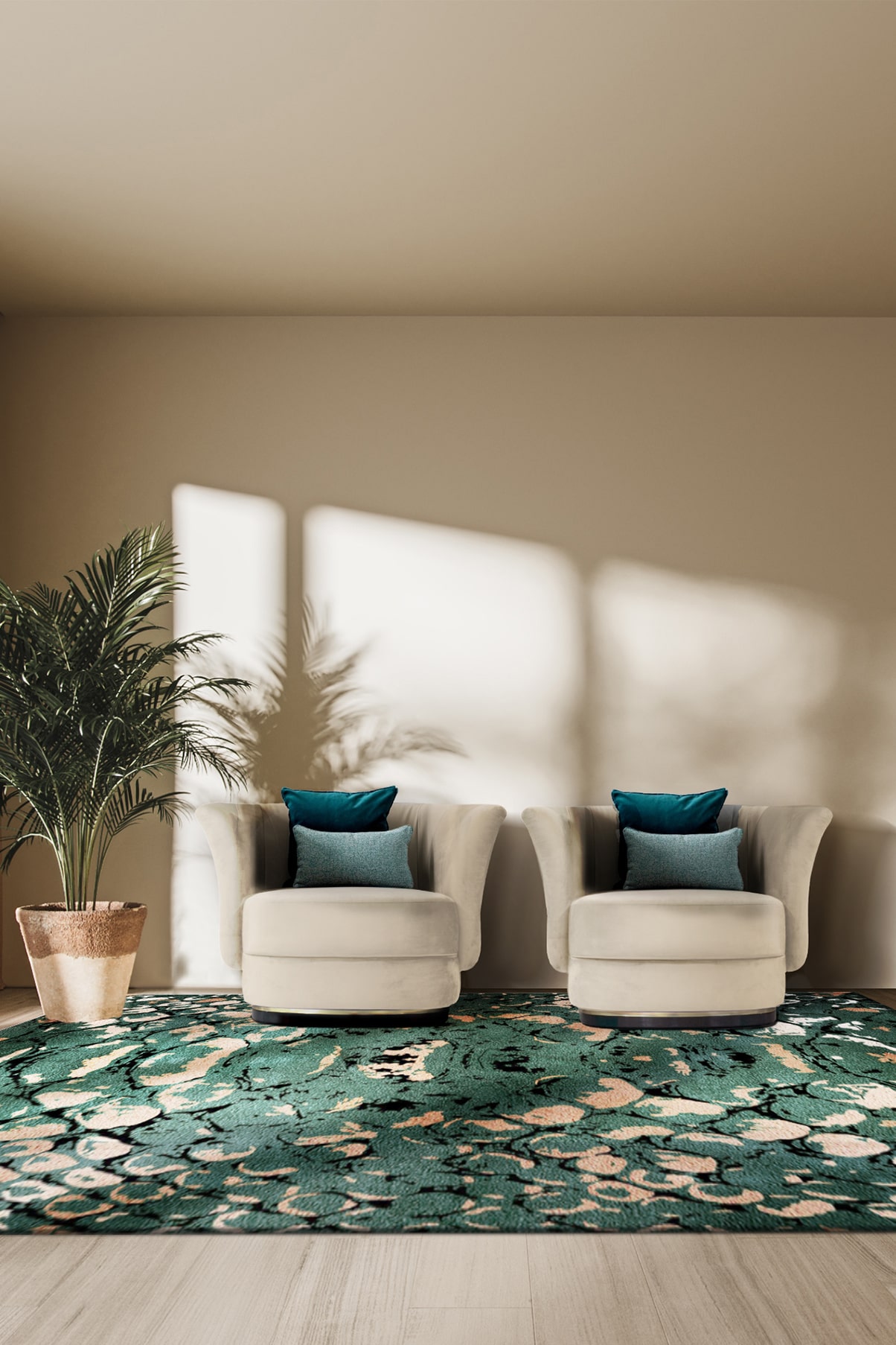 Рептилиусковрик RUG'SOCIETY Botanical 52_207  - Вид №1