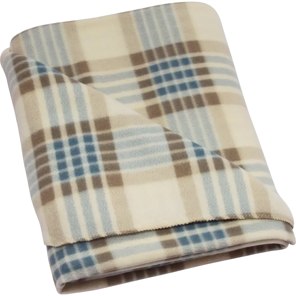 Плед «Basic» 130x170 см флис цвет серо-голубой Santreyd STLM-2042794 - Вид №2