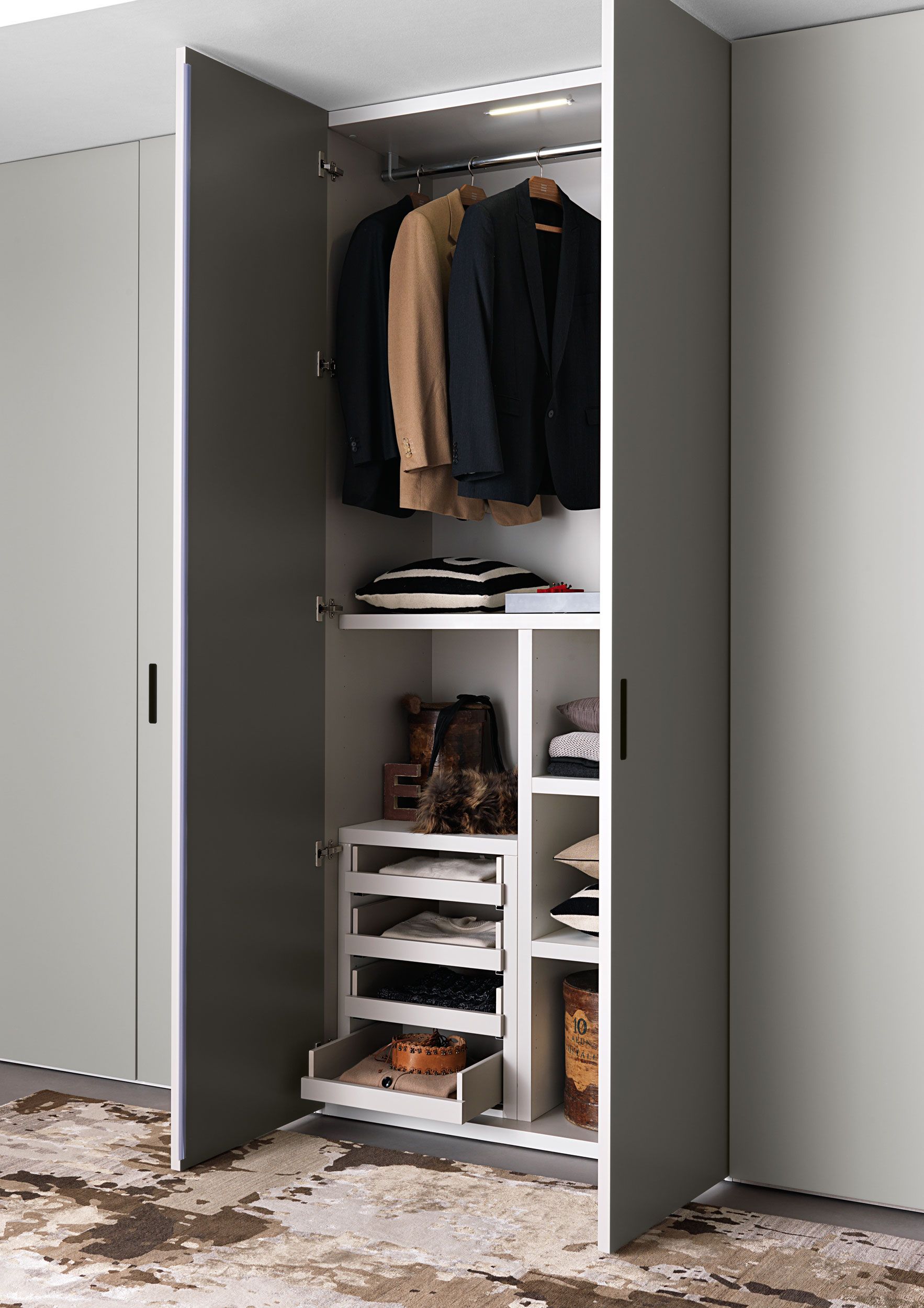 Секционный шкаф с компланарными дверцами MisuraEmme MILANO ARCH-00076133 - Вид №3