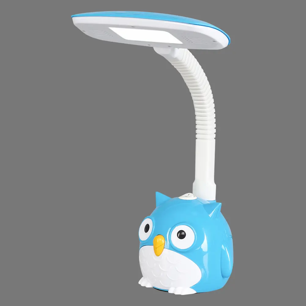 Рабочая лампа настольная светодиодная «Сова» KD-855, цвет синий CAMELION STLM-2192461 - Вид №1