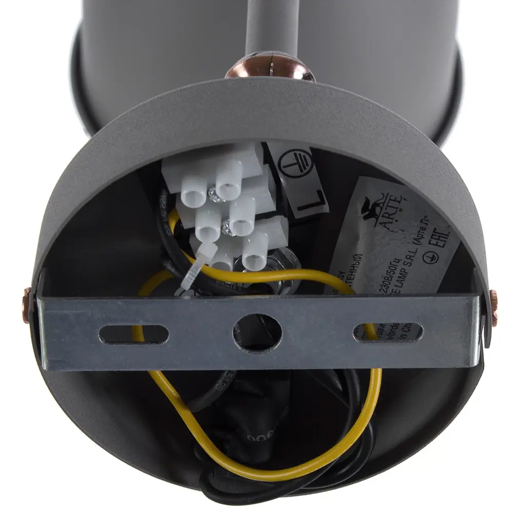 Бра Braccio 1xE27x60 Вт цвет серый матовый Arte Lamp STLM-2049586 - Вид №6