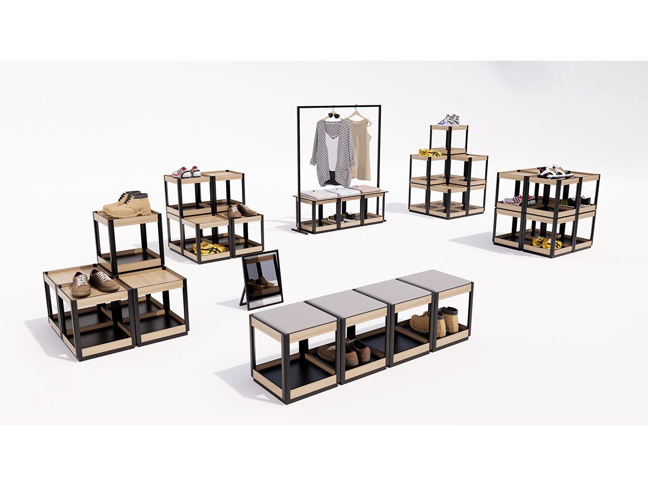 Модульная офисная мебель MaxForm Cross ARCH-00129265 - Вид №1