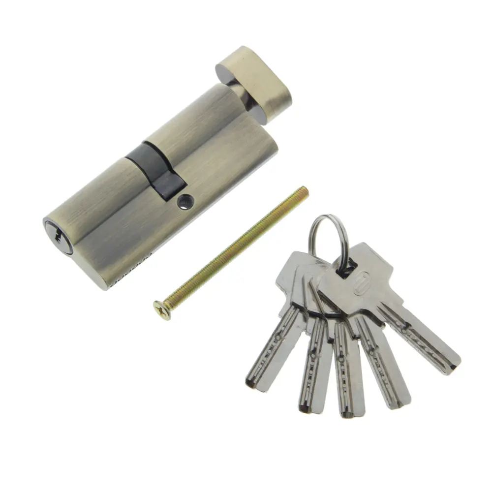 Цилиндр Standers ключ/вертушка 40х40 бронза, TT-CABNB4040AB STLM-2092992 - Вид №1