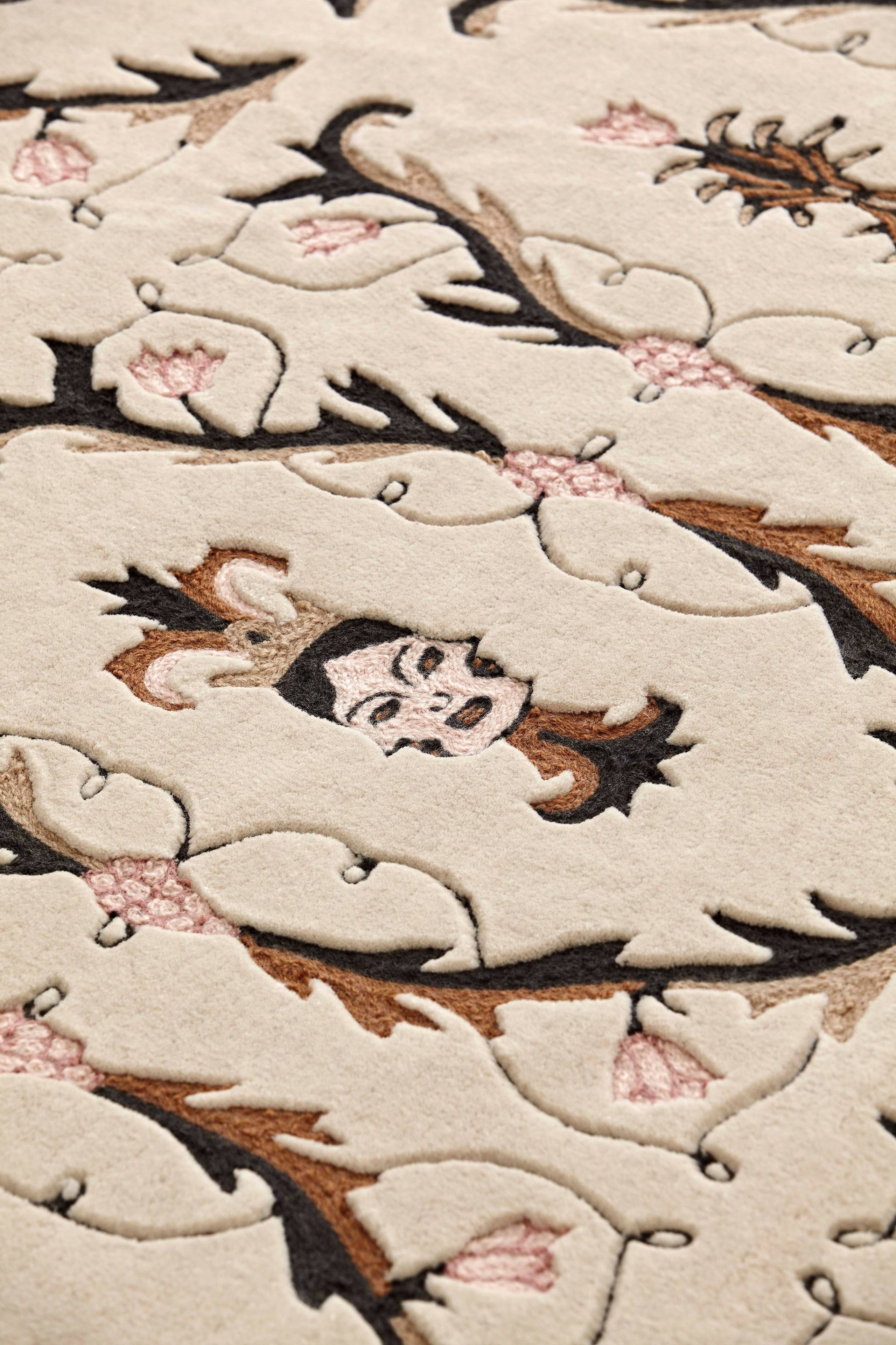 Шерстяной ковер ручной работы с прямоугольным рисунком GAN Dreams ARCH-00136892 - Вид №2