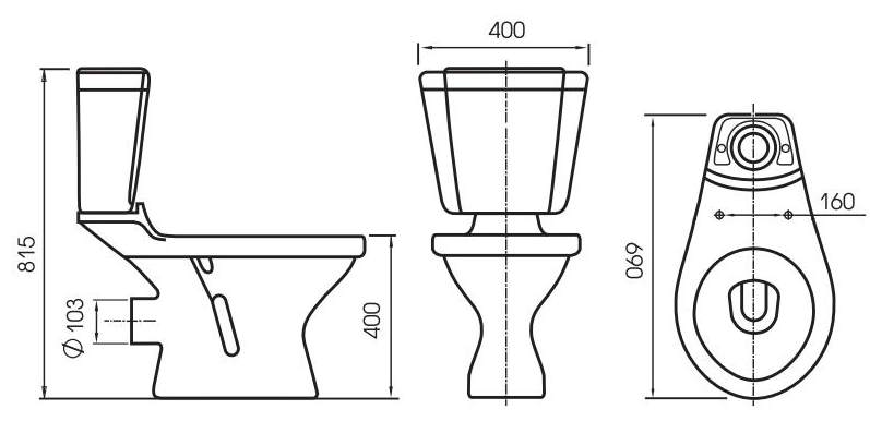 ZB-TOP/MK-TOP Унитаз Mito Santreyd  - Вид №3