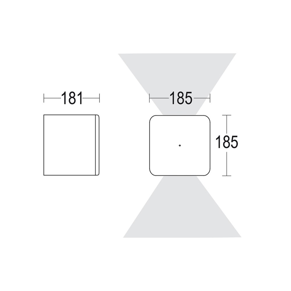 MaxiBivio 2 L Ghidini Bivio .05 Темно-Cерый (Матовый)  - Вид №1