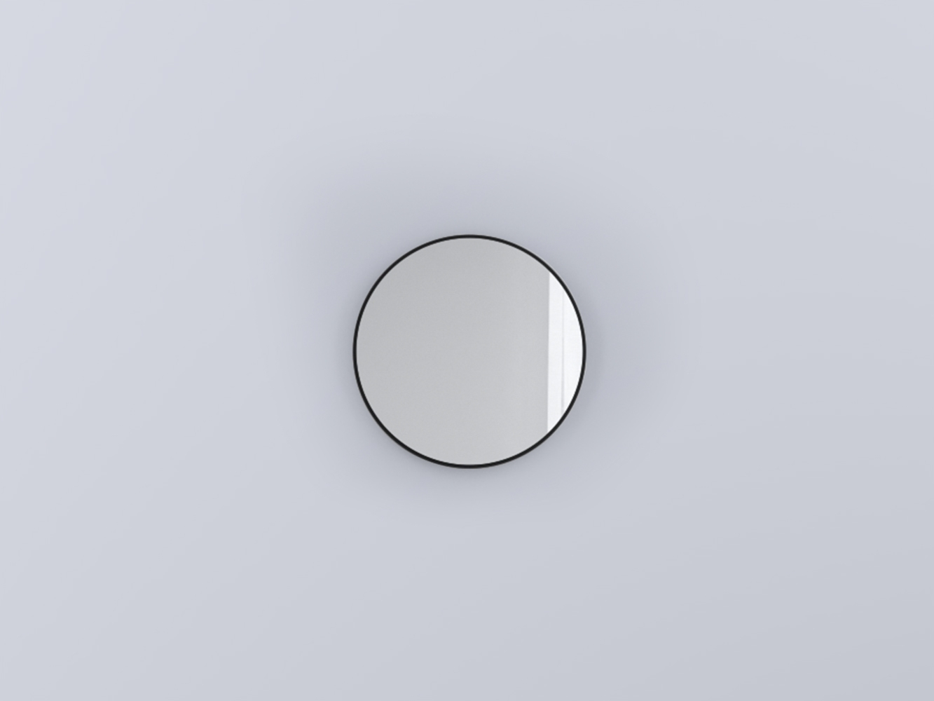 CASPT60-NM Зеркало круглое с крашенной рамой 60 cielo I Catini Ceramica Cielo