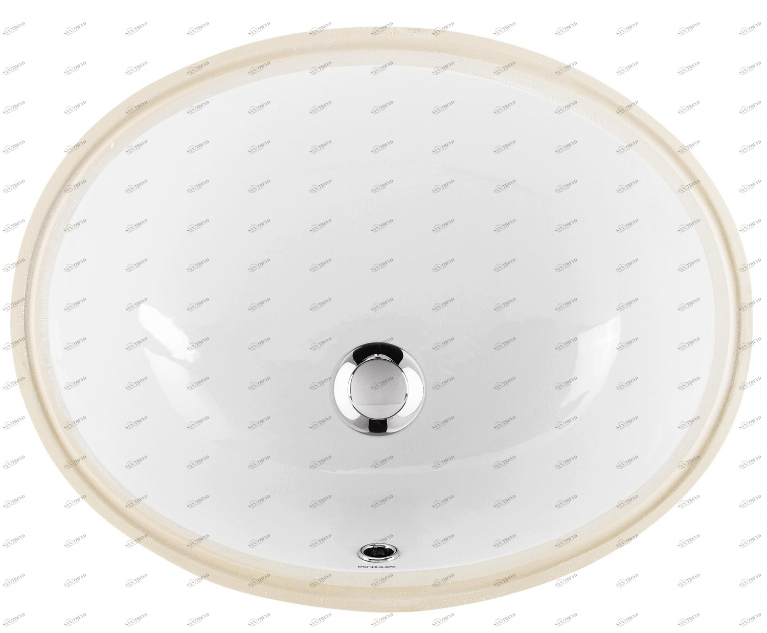 108350004 Накладная раковина под столешницу  овальная Sanindusa Vouga