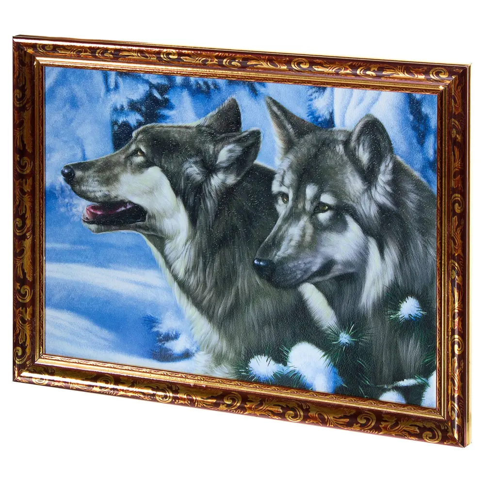 Постер в раме 30х40 см «Братья волки» Santreyd STLM-2064335 - Вид №1