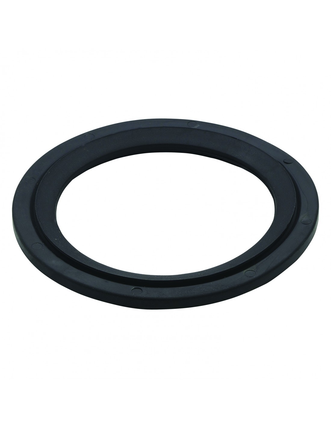 030200 005 01  Черная прокладка для сливной раковины из нержавеющей стали Д. 50 мм или для ванны, Д. 73 x 52,5 x 6 мм, 2 шт. Valentin Чернить 