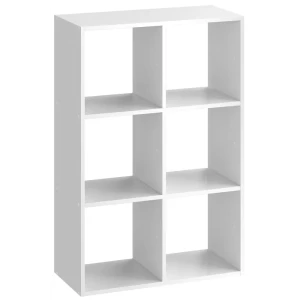 Стеллаж SPACEO KUB 3x2К, 70х104х31,7 см, цвет белый