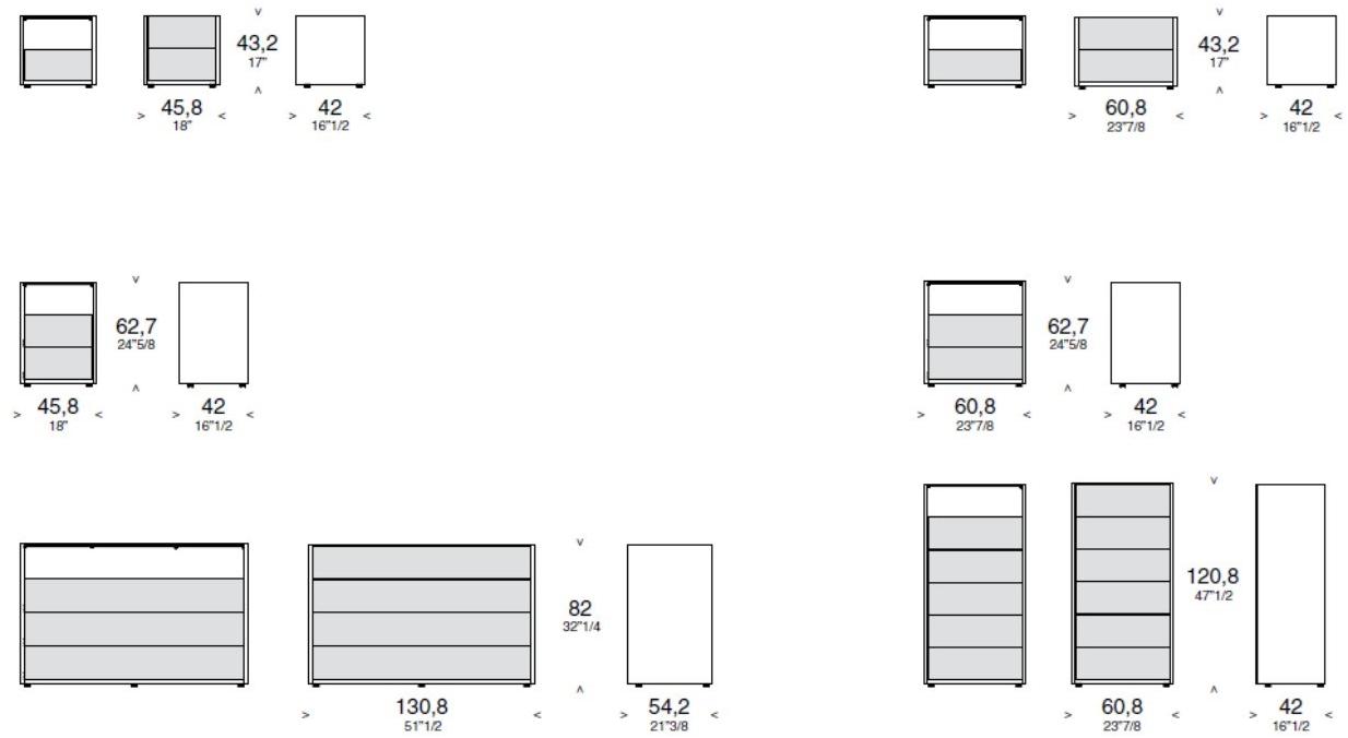 ESTEL GROUP Лаковая прикроватная тумба с ящиками Eureka sun-id-1505753 - Вид №3