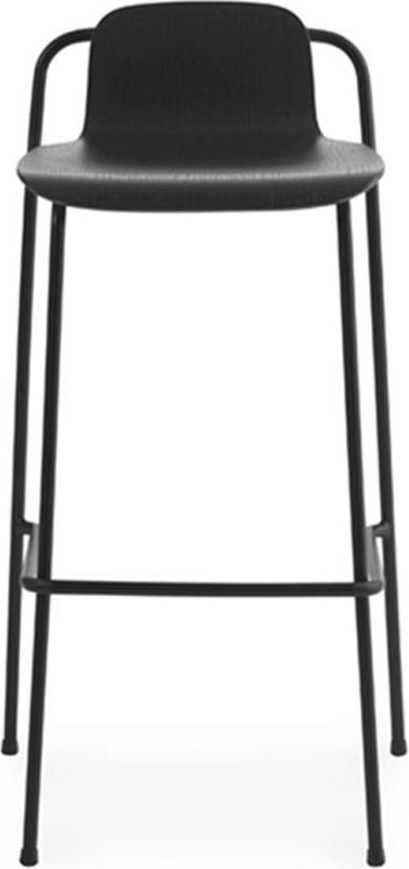 601800 Барный стул 75 см Black Steel Black Normann Copenhagen Studio - Вид №1
