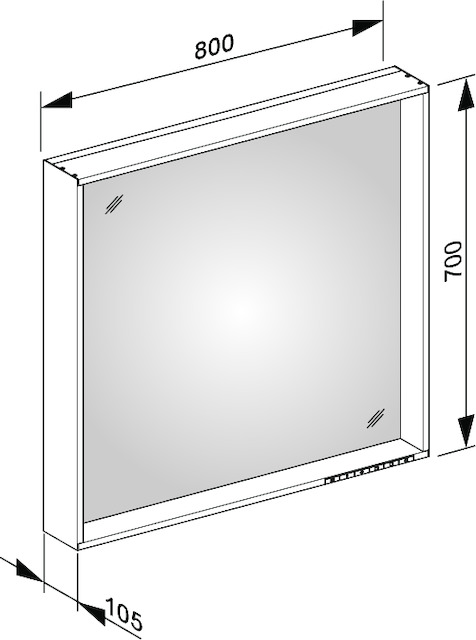 33098ZZ3003 Зеркало с подсветкой KEUCO Plan - Вид №15