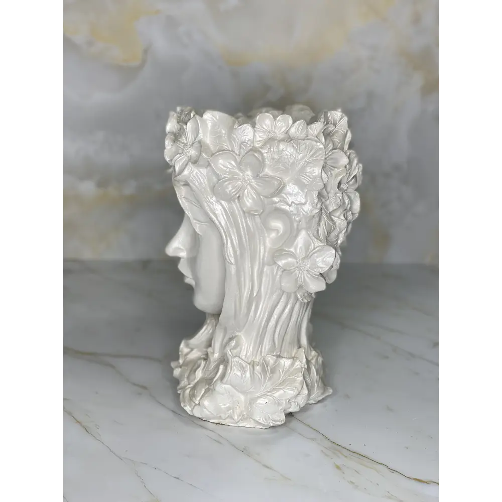 Ваза для цветов Адель гипс белый Santreyd STLM-2010980 - Вид №7