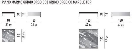 Minotti Низкий квадратный мраморный журнальный столик Linha sun-id-1349096 - Вид №2