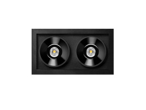 Несколько алюминиевых светодиодных утопленных прожекторов