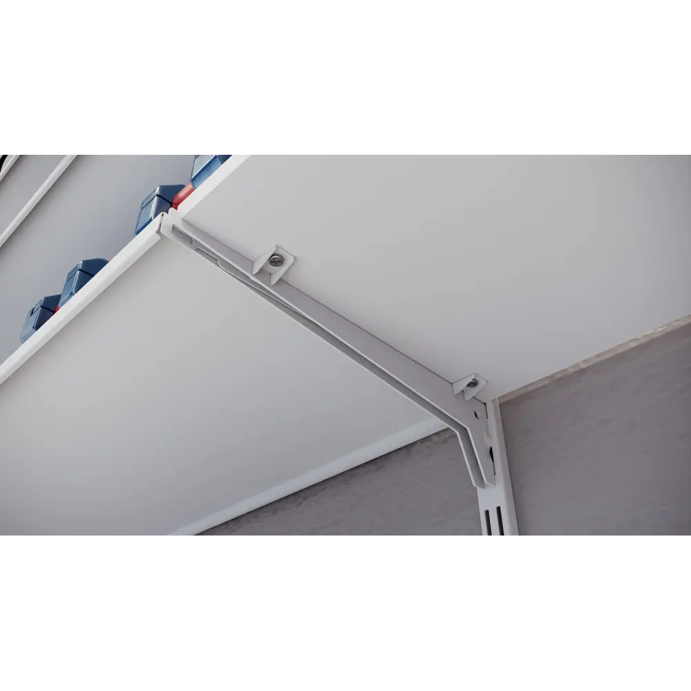 Кронштейн однорядный KONSENSA для полки 1 см сталь цвет белый STLM-2112796 - Вид №5