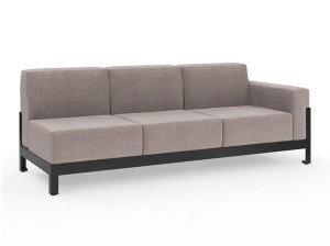 3-местный тканевый садовый диван для контракта