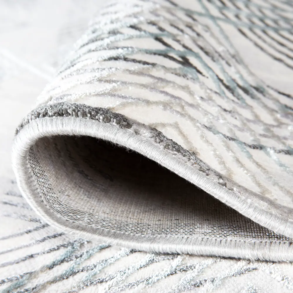 Ковер вискоза Эрин 1902G 160x235 см цвет светло-серый CTIM STLM-2134567 - Вид №2