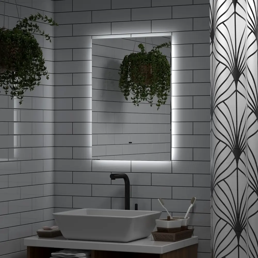 Зеркало с подсветкой Avelino Led 500x700 мм Santreyd STLM-2084288 - Вид №6