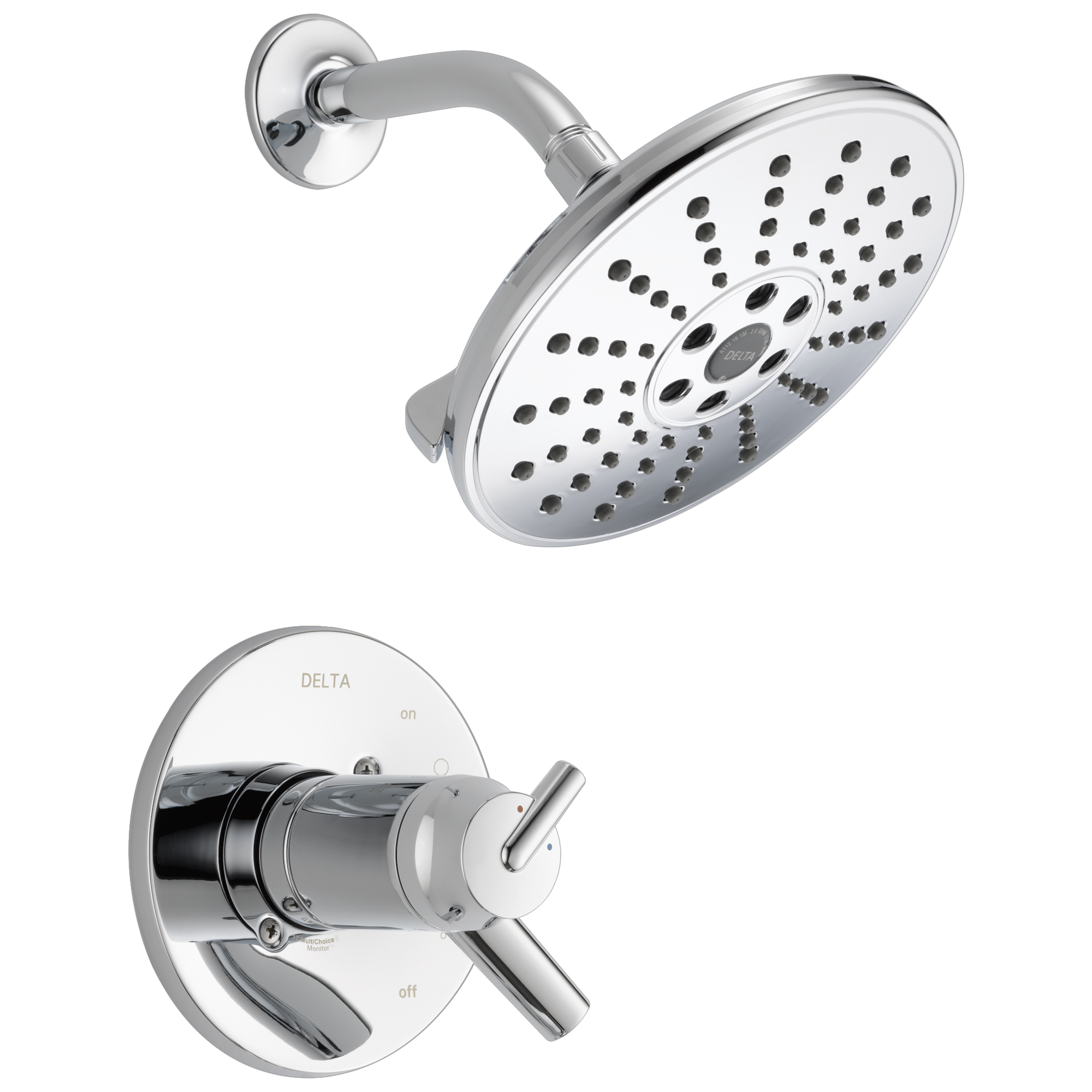 T17T259-H2O Облицовка для душа H2Okinetic® серии TempAssure® 17T Delta Faucet Trinsic Хром 