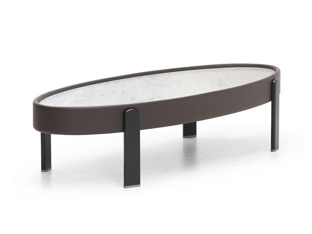 Мраморный овальный низкий журнальный столик Formitalia Кин ARCH-00152280 - Вид №1