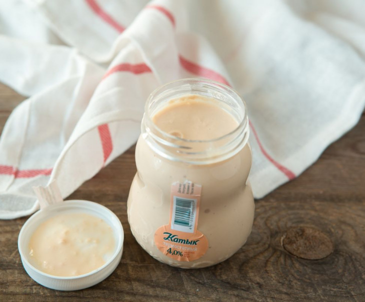 1622 Катык на топленом молоке 4% Вкусляндия  - Вид №1