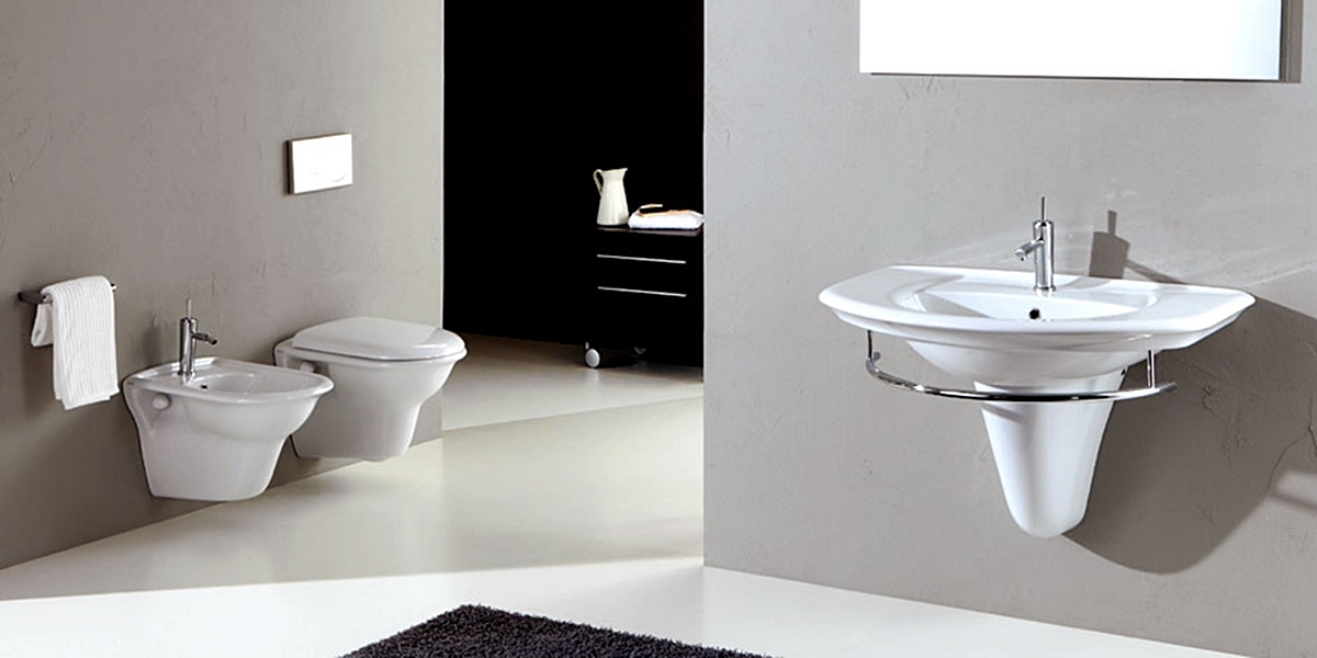 1540 Подвесной унитаз настенный Белый Olympia Ceramica FEDERICA Италия - Вид №1